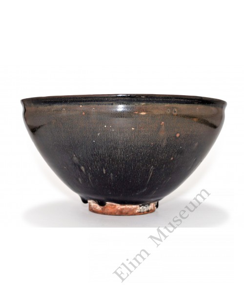1414 A Yuan Jian-Ware rabbit hair big bowl